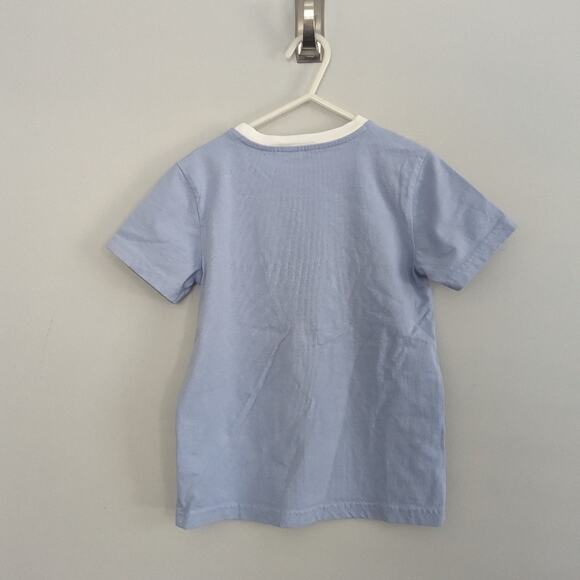 Janie and Jack Blue Tshirts 6 Applique Wave and Linen Stripes Toddler Bundle - Picture 3 of 8